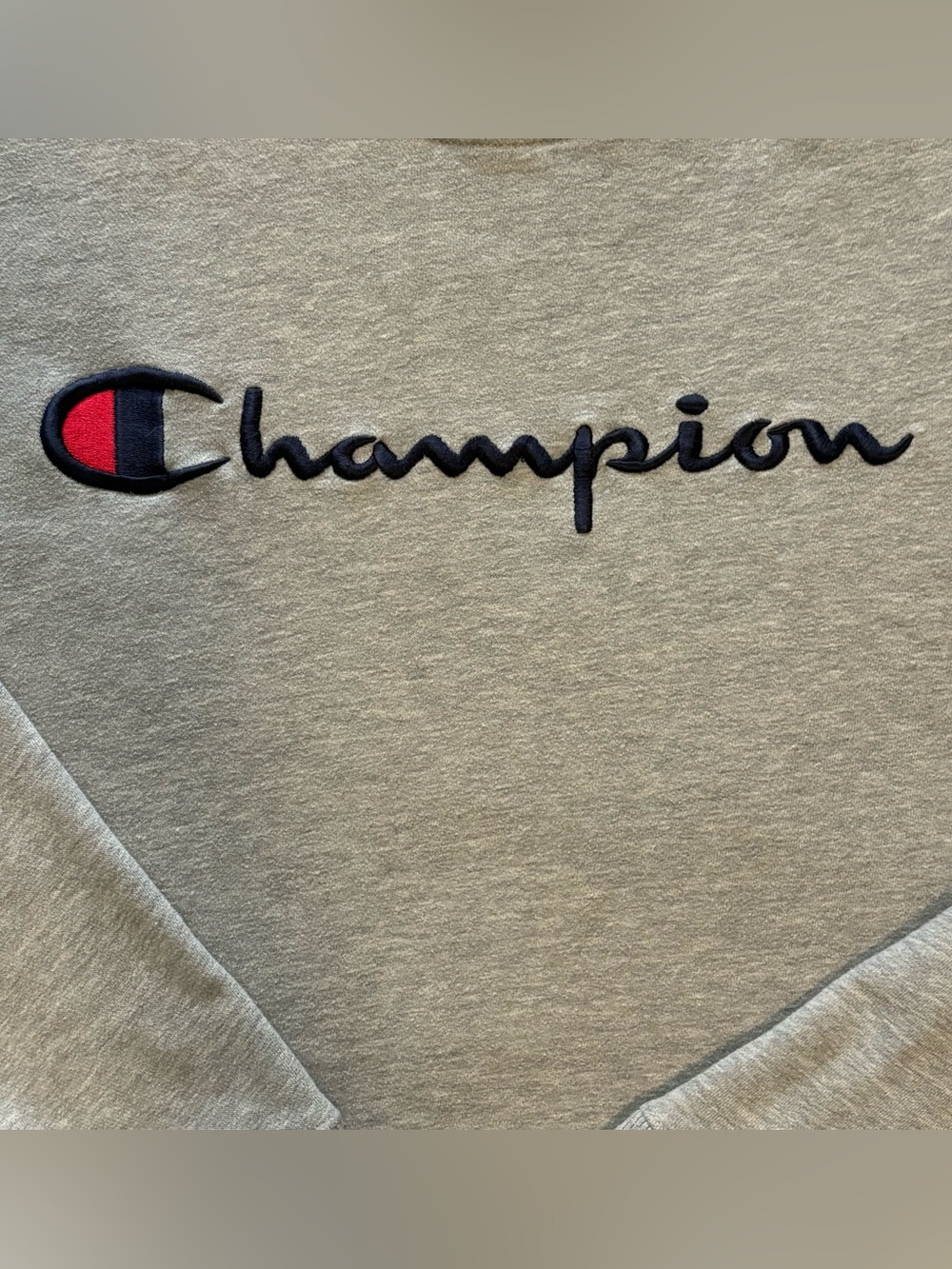 Classic Champion Script Logo Crewneck Sweatshirt – Men’s Medium
